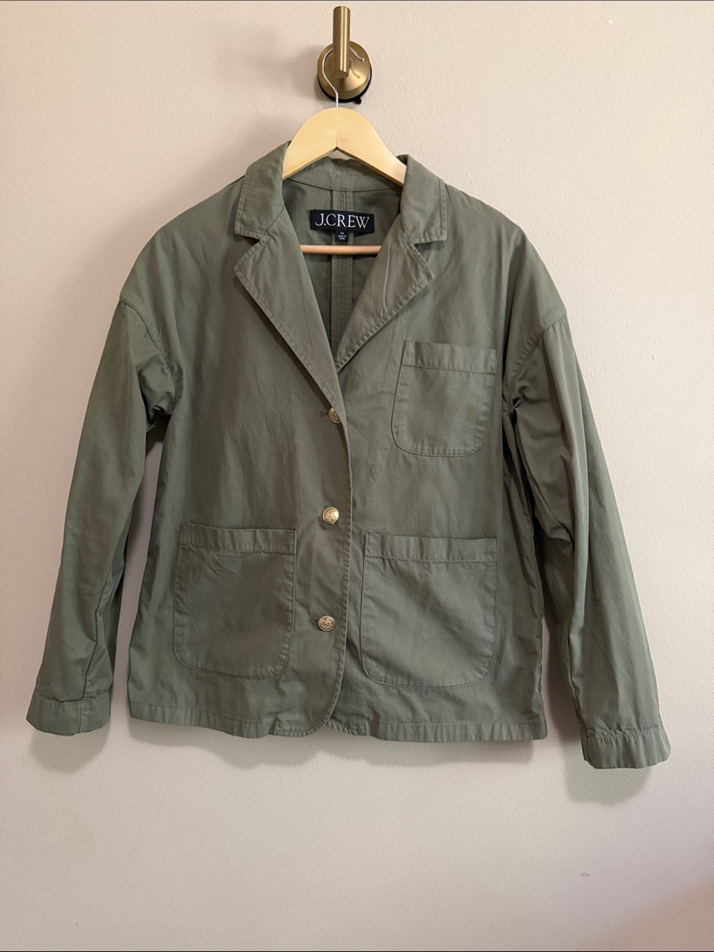 J. Crew Olive Utility Jacket